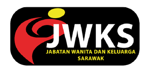 JWKS logo with white letters over red abstract figure and yellow dot on black background.